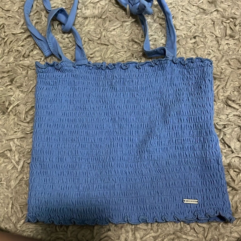 Hollister ruched tied tube top
